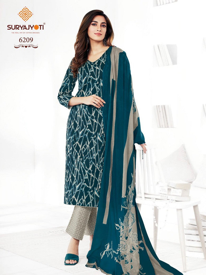 Daily Wear Readymade Dress with Dupatta - 6209