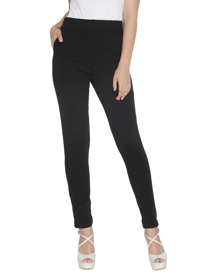 Lyra Leggings Kurti Pants - Black