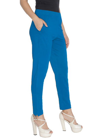 Lyra Leggings Kurti Pants - Blue