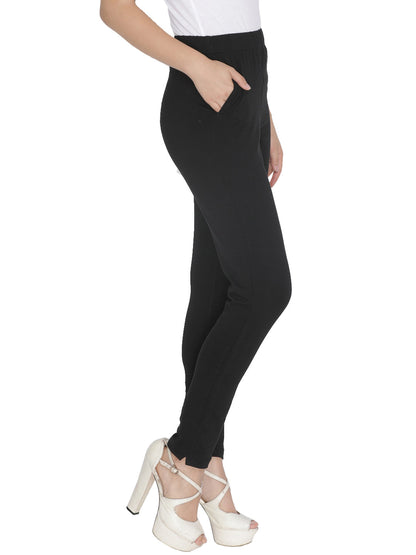 Lyra Leggings Kurti Pants - Black