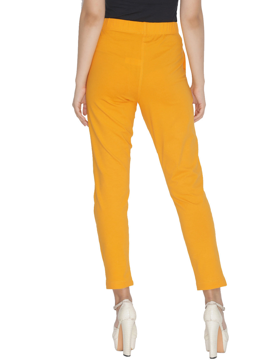 Lyra Leggings Kurti Pants - Yellow