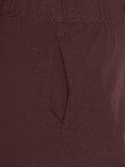 Lyra Leggings Kurti Pants - Maroon