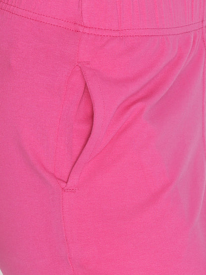 Lyra Leggings Kurti Pants - Pink