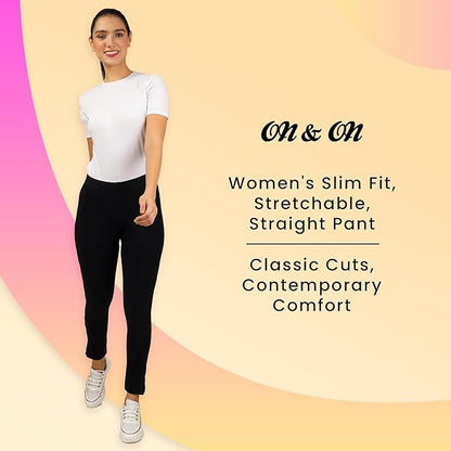 On&On Straight Pants | On and On - Black