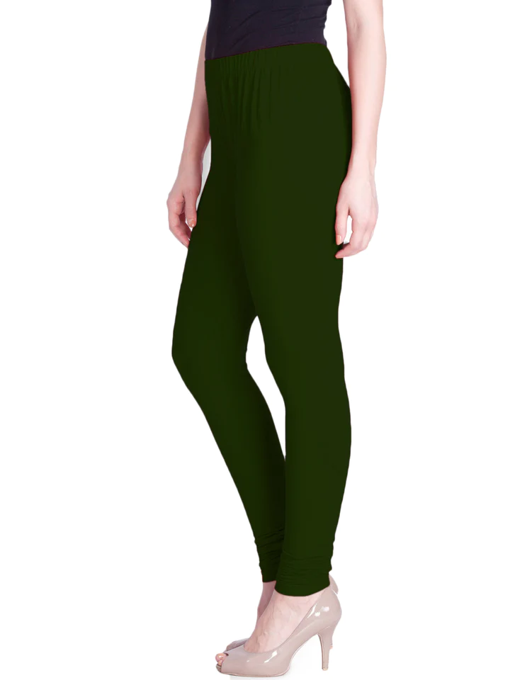 Lyra Leggings Churidar Bottle Green