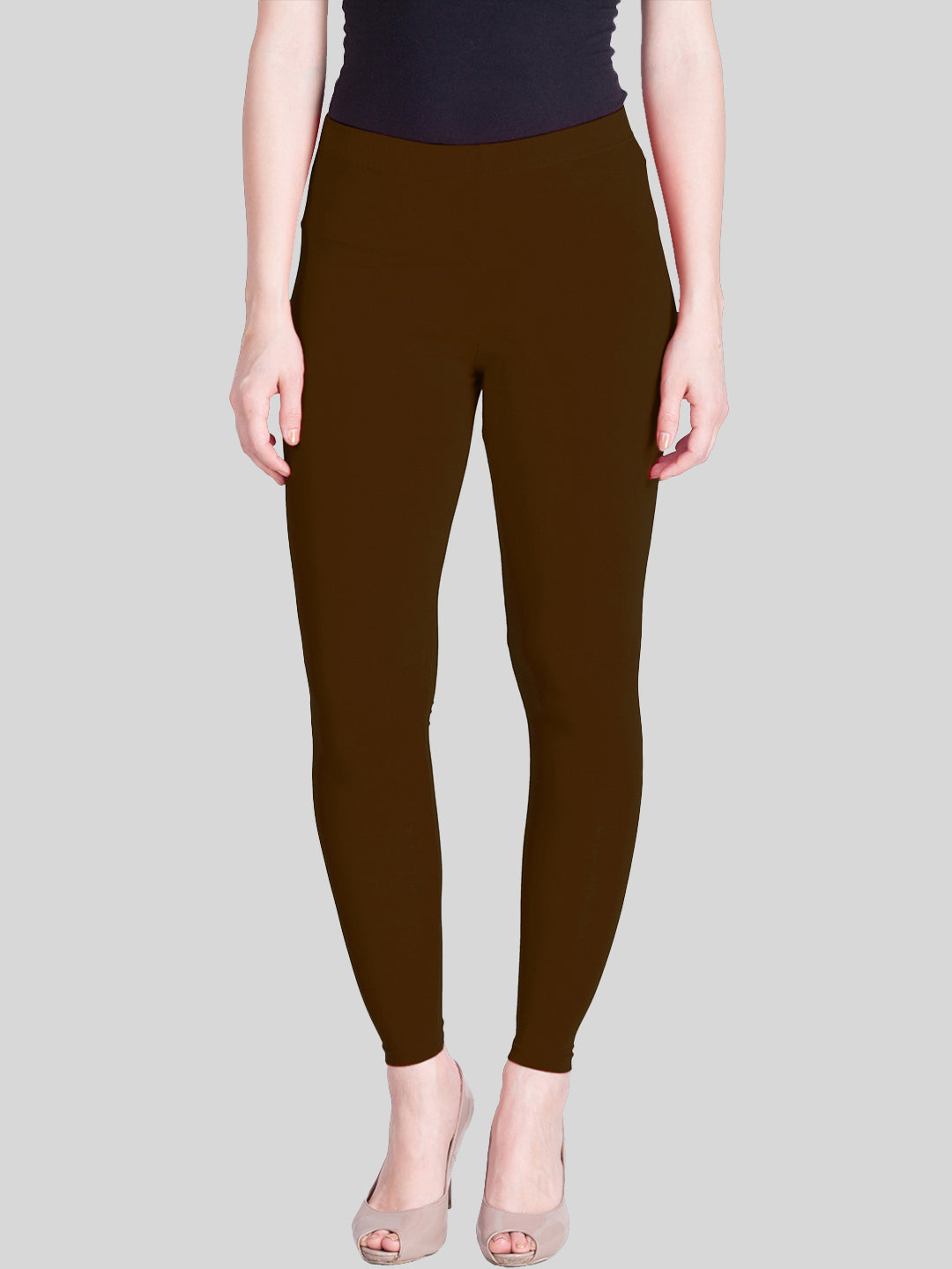 Lyra Leggings Ankle Length Brown