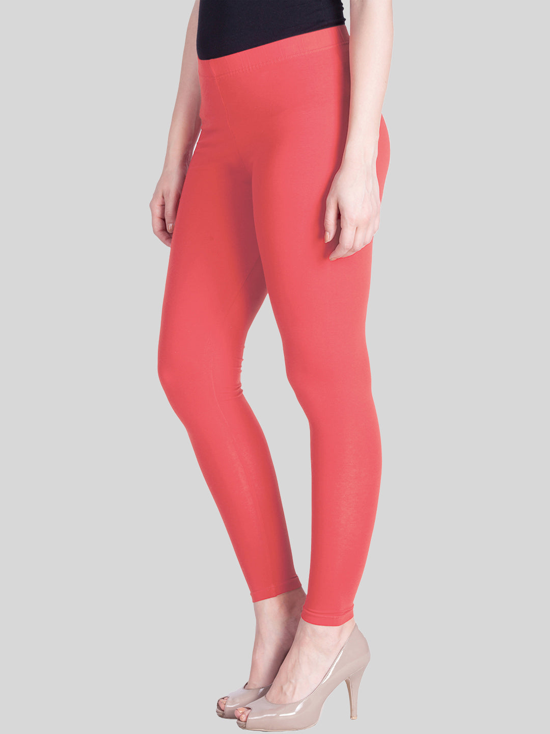 Lyra Leggings Ankle Length Coral