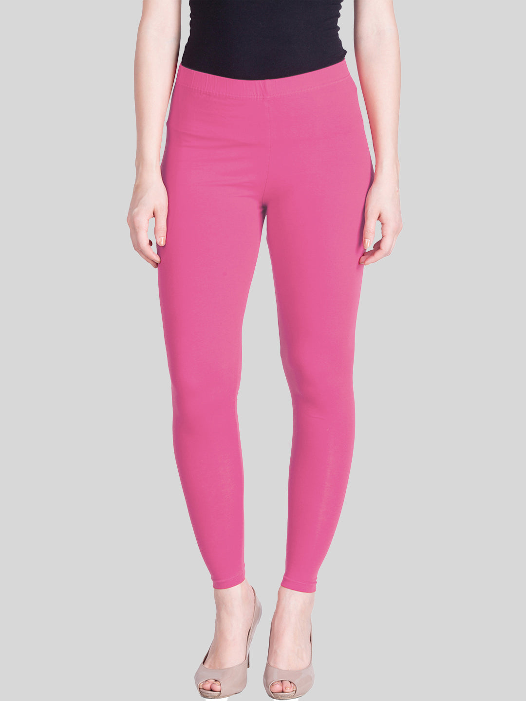 Lyra Leggings Ankle Length Dark Pink