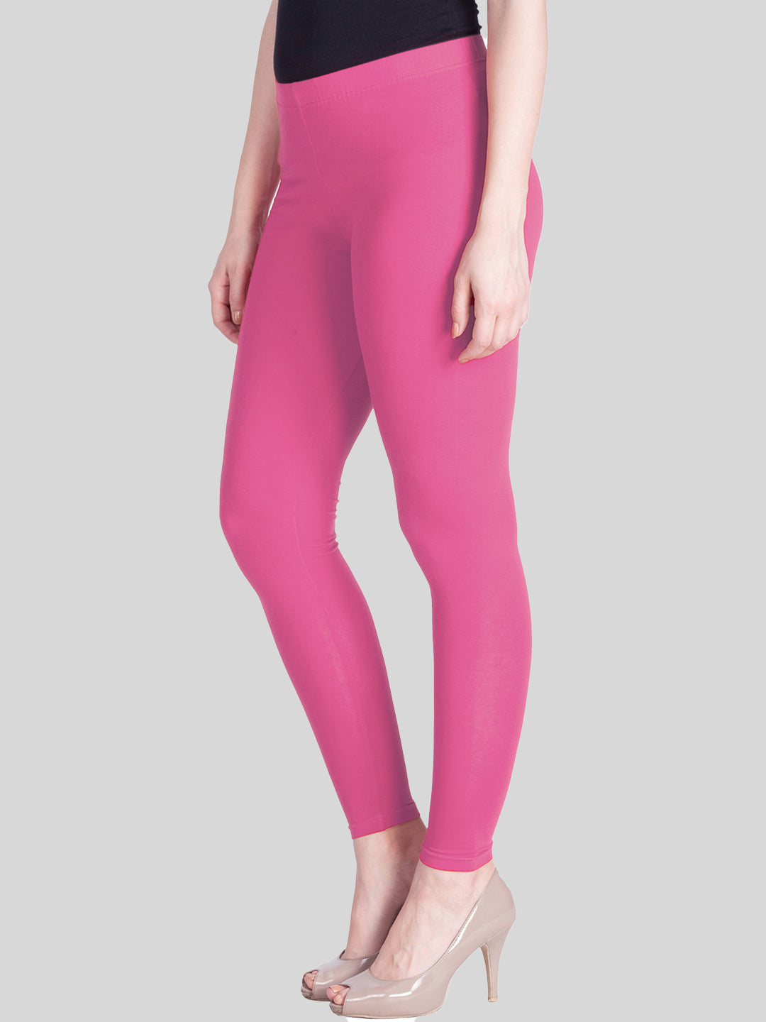 Lyra Leggings Ankle Length Dark Pink