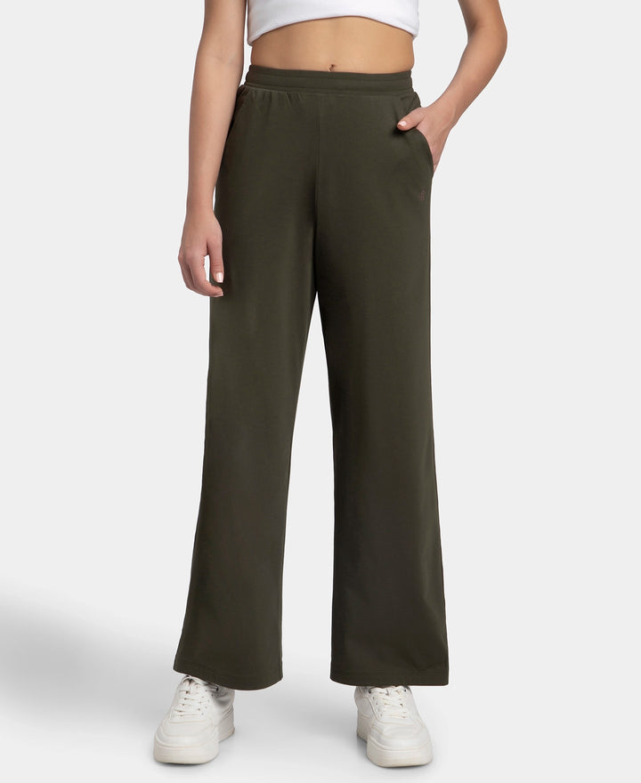 Jockey Straight Fit Wide Leg Pants - Deep Depths