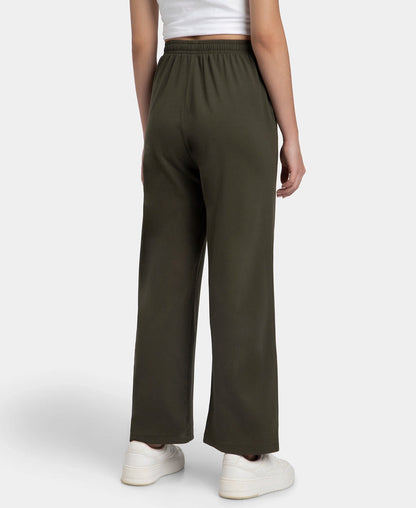 Jockey Straight Fit Wide Leg Pants - Deep Depths