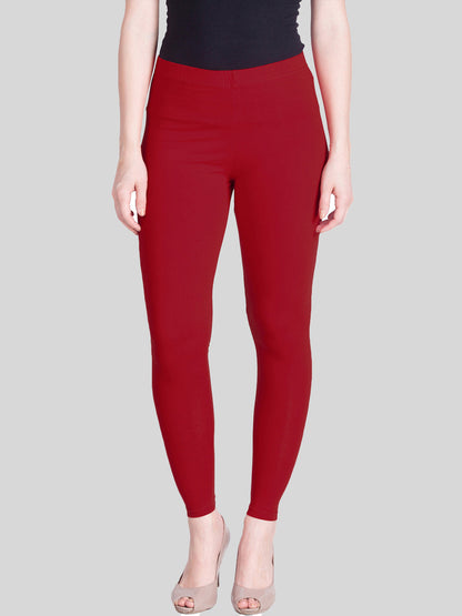 Lyra Leggings Ankle Length Red