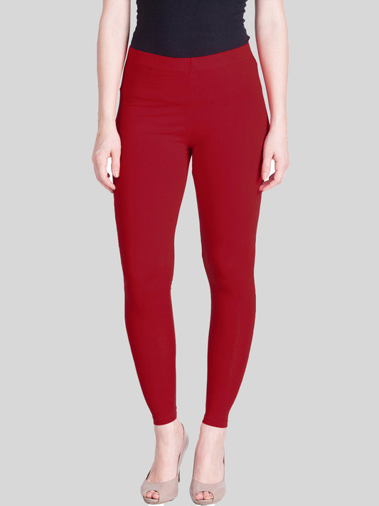 Lyra Leggings Ankle Length Red