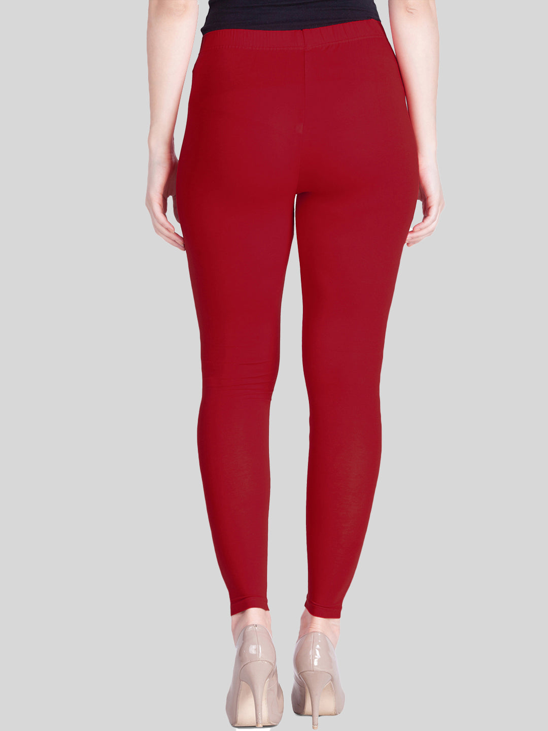 Lyra Leggings Ankle Length Red