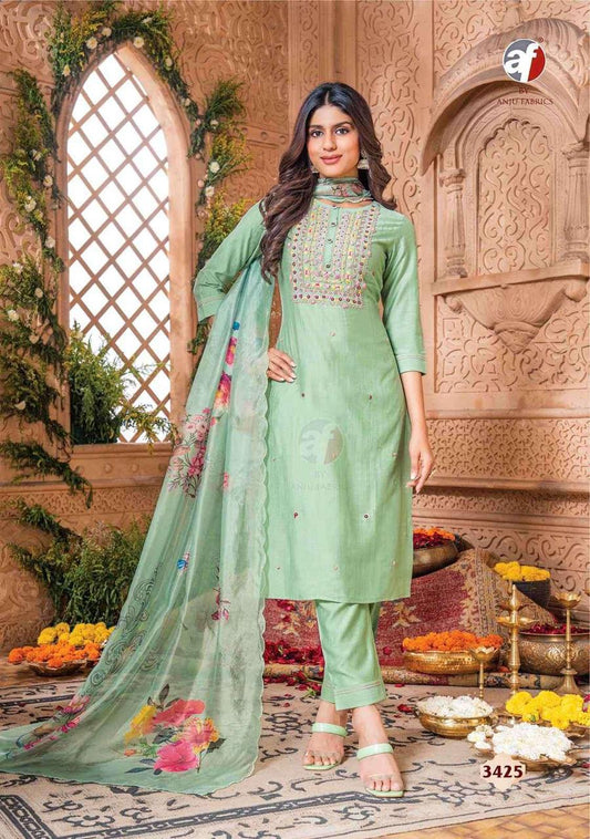 Readymade Dress Festive wear - Green