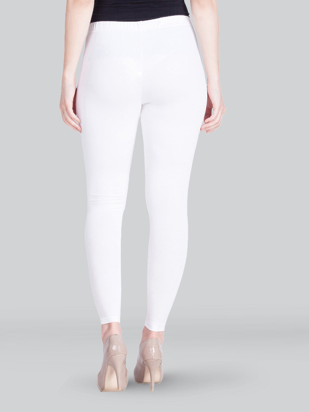 Lyra Leggings Ankle Length White