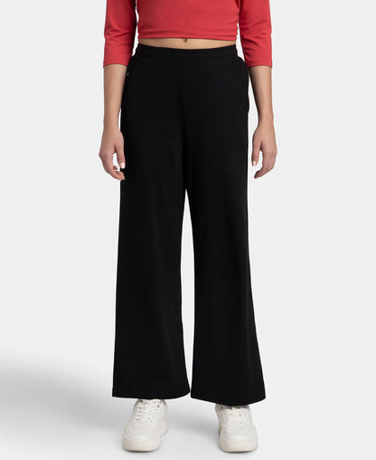 Jockey Straight Fit Wide Leg Pants - Black