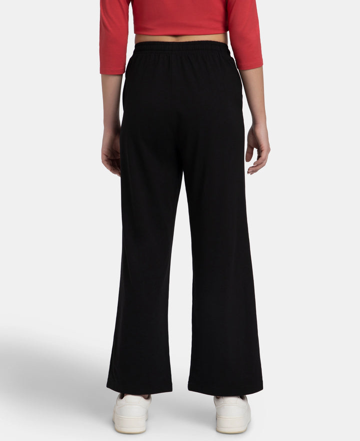 Jockey Straight Fit Wide Leg Pants - Black