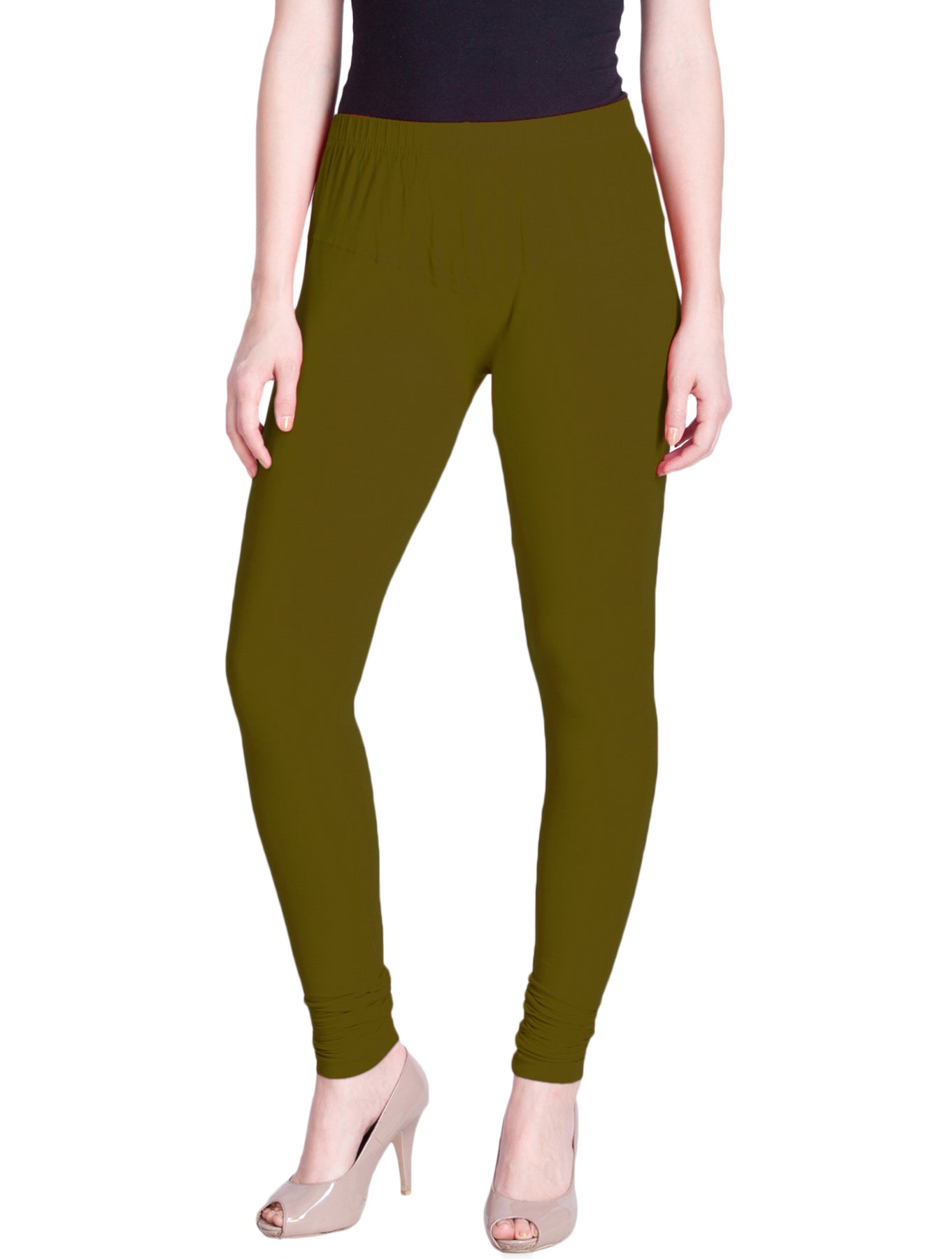 Lyra Leggings  Churidar Olive