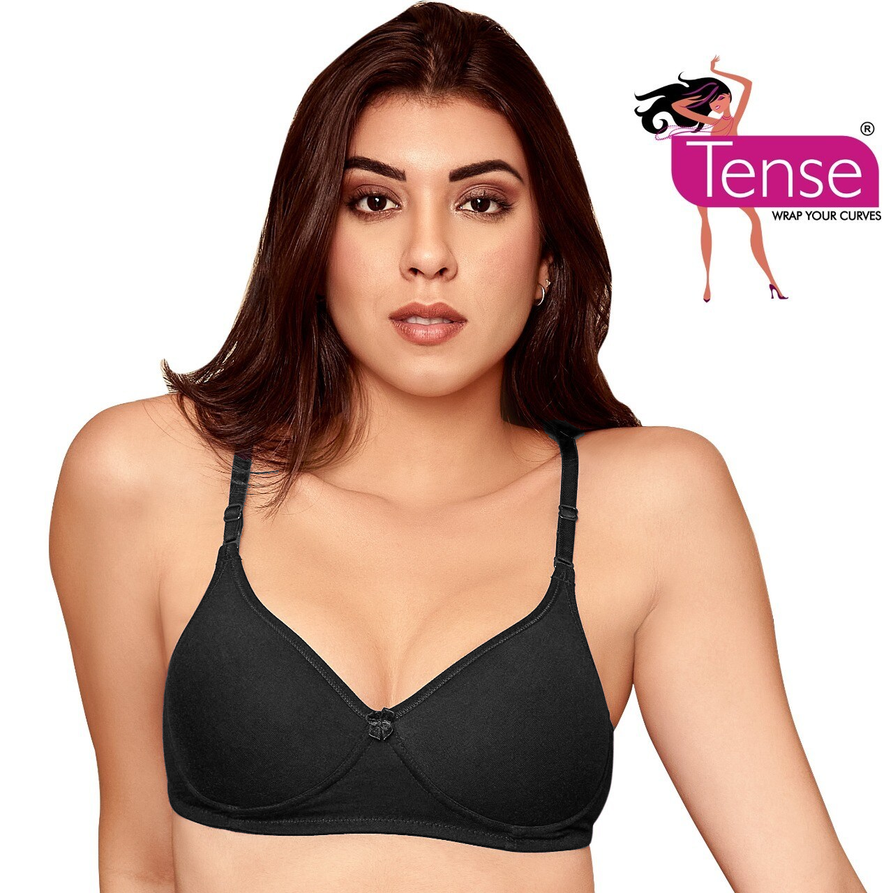 Tense Erose Bra - Black